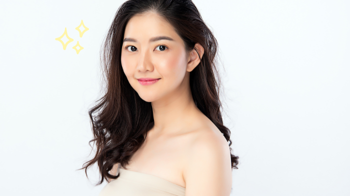 笑顔の女性