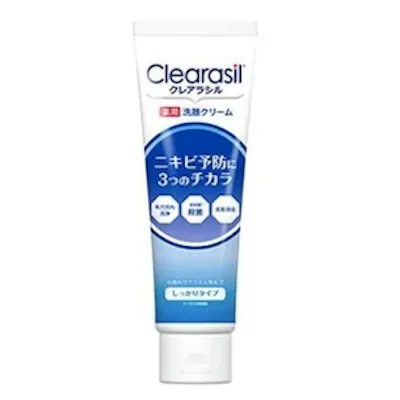 クレアラシル　薬用-洗顔クリーム-しっかりタイプ